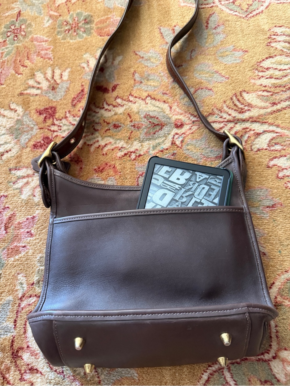 Complete Vintage 1997 Coach Legacy Zip Bag 9966 with Coach Hang Tag! - Picture 9 of 13